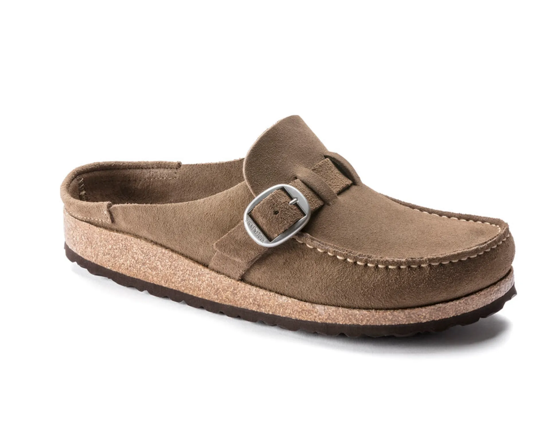 Birkenstocks Buckley Suede Leather - Gray Taupe