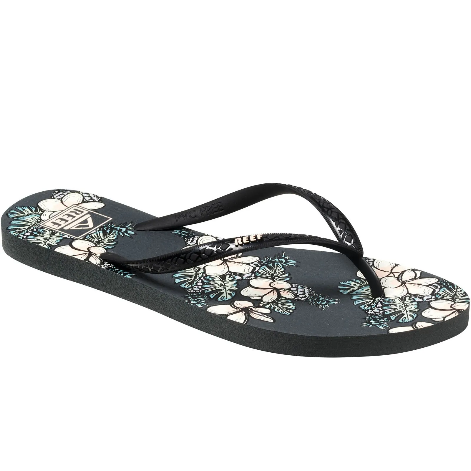 Reef Womens Seaside Prints Summer Flip Flops Retro